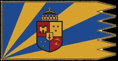 Marco Quantrill's personal armorial banner